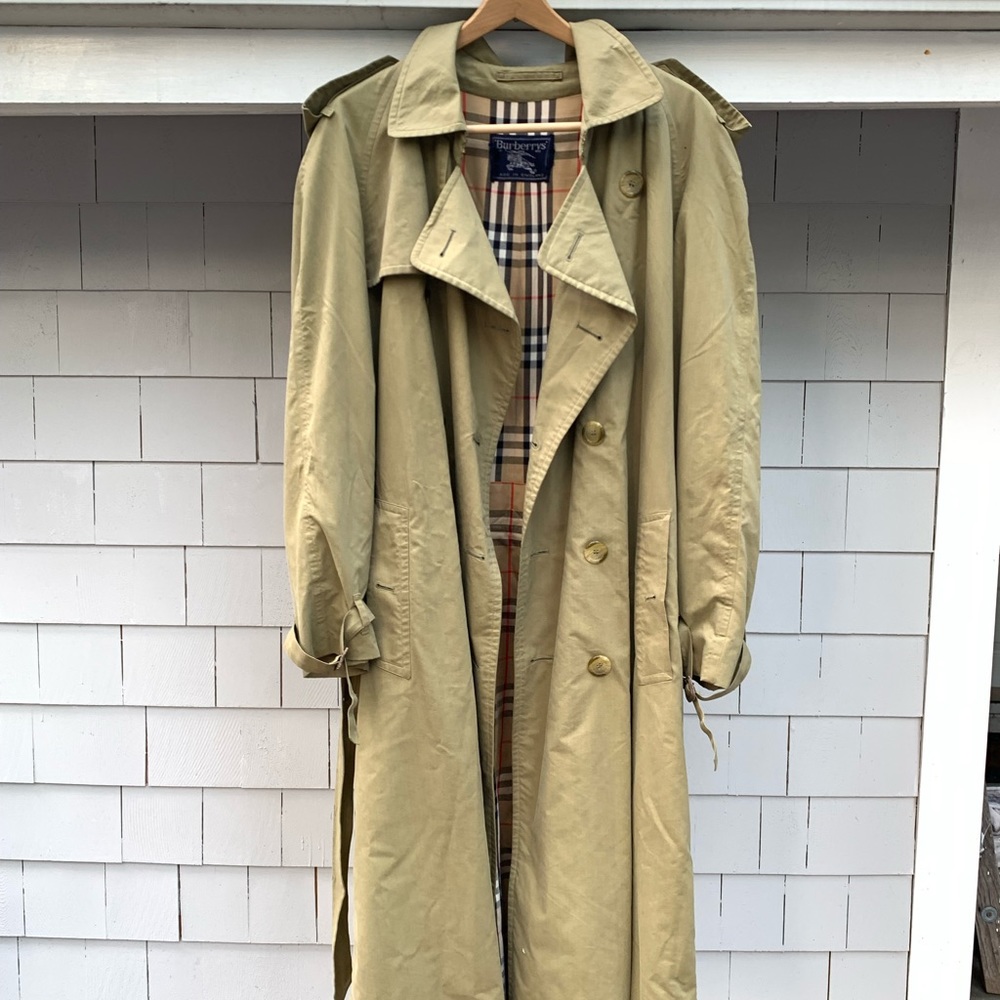 Vintage Burberry Nova Check Trench Coat